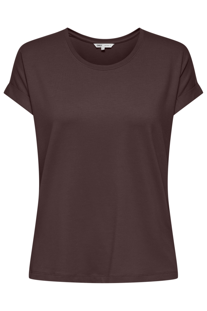 ONLMOSTER S/S O-NECK TOP NOOS JRS 15106662 DECADENT CHOCOLATE
